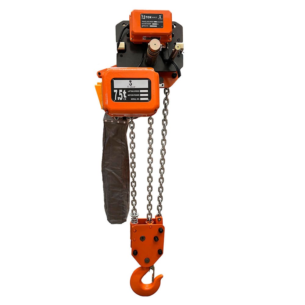 polipasto electrico de cadena 7.5 toneladas hansecol yzar